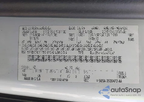 2016 Ford Transit-350 Xlt z USA, uszkodzony, nr VIN 1FBZX2YMXGKA36934